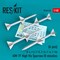 Reskit 1/48 Reskit AIM-7F High Vis Sparrow III missiles (4pcs) (F-4, F-5, F-15, F-16, F-14, F-18) (1/48) Detail Part
